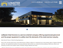 Tablet Screenshot of lemastersteel.com